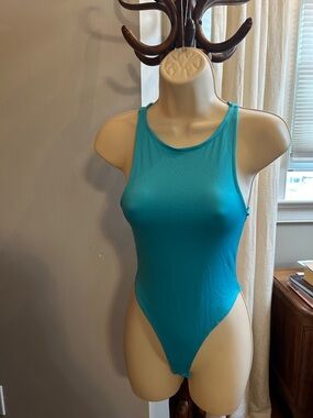 Primark Teal High-Neck One-Piece Bodysuit